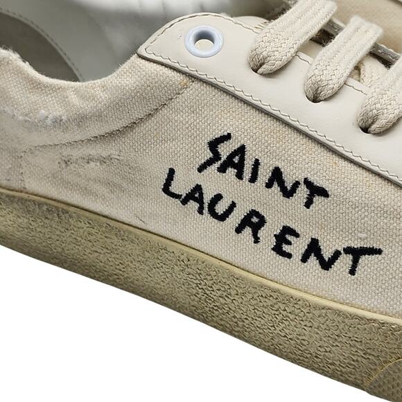Saint Laurent Andy Court Classic SL/06 Sneakers White EU 40 US 7M 10W - New $785 - Picture 7 of 10